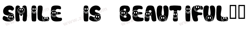 Smile Is Beautiful字体转换